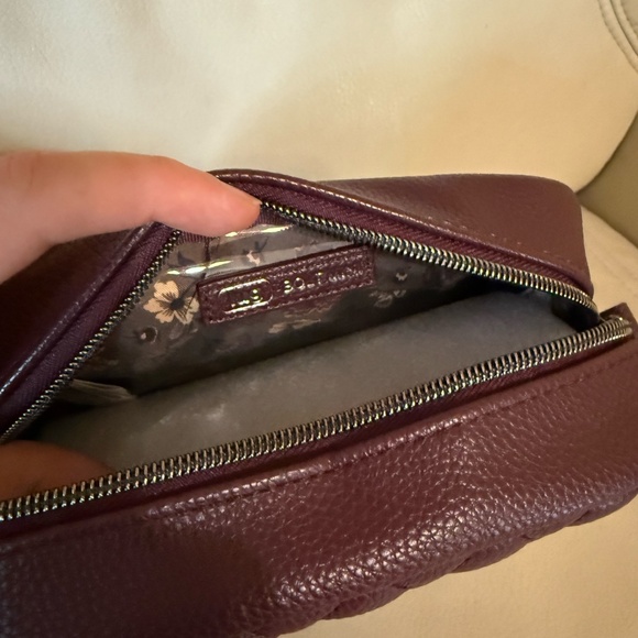 Lug Bolt Mini Satin Luxe in Wine - Picture 3 of 3